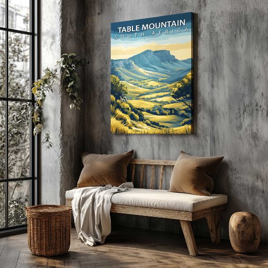Table Mountain South Africa Canvas Print