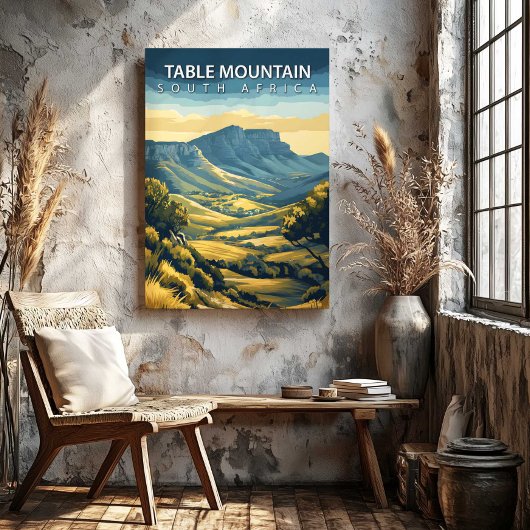 Table Mountain South Africa Canvas Print