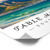 Table Mountain South Africa Wall Art, Cape Town Po Poster (Hoek)