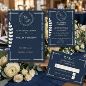 Table Number Card Wedding Elegant Ornamental Kaart