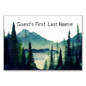 Table Place Card - Camping Kaart (Voorkant)