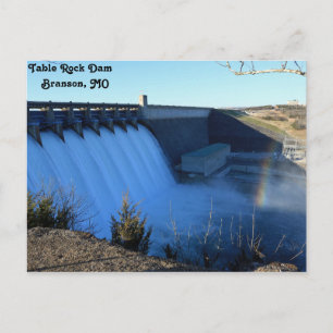 Table Rock Dam w. Regenboog Briefkaart