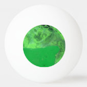 "Table Rock green & red" Abstract Ping Pong Ball (Achterkant)