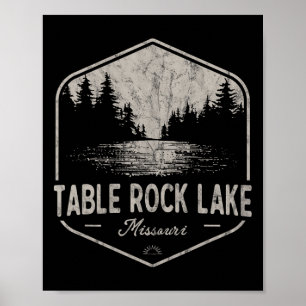 Table Rock Lake Missouri Buiten Activiteiten Vinta Poster