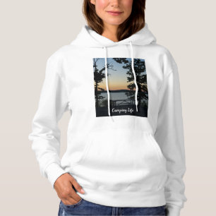 Table Rock Silhouette Sunset Camping Life Hoodie
