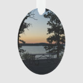 Table Rock Silhouette Sunset Ornament (voorkant)