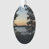 Table Rock Silhouette Sunset Ornament (voorkant)