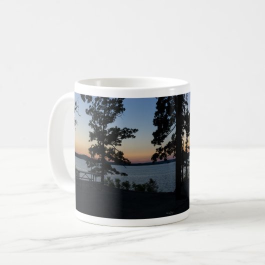 Table Rock Sunset Coffee Mok (Voorkant links)