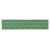 Table Runner Add Names Emerald Green & Gold Korte Tafelloper (Horizontaal)