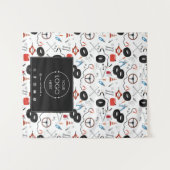 Table Runner Banner Business Logo Auto-onderdelen Wandkleed (Voorkant (horizontaal))