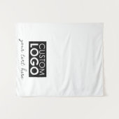 Table Runner Banner Business Logo Events Script Wandkleed (Voorkant (horizontaal))