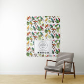 Table Runner Banner Business Logo Pet Birds Wandkleed (In situ)