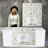 Table Runner Banner Business Logo Pet Goldfish Wandkleed