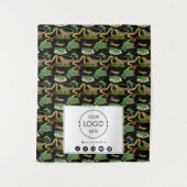 Table Runner Banner Business Logo Pet Reptile Wandkleed (Voorkant)