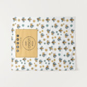 Table Runner Banner Business Logo Social Media Bee Wandkleed (Voorkant (horizontaal))