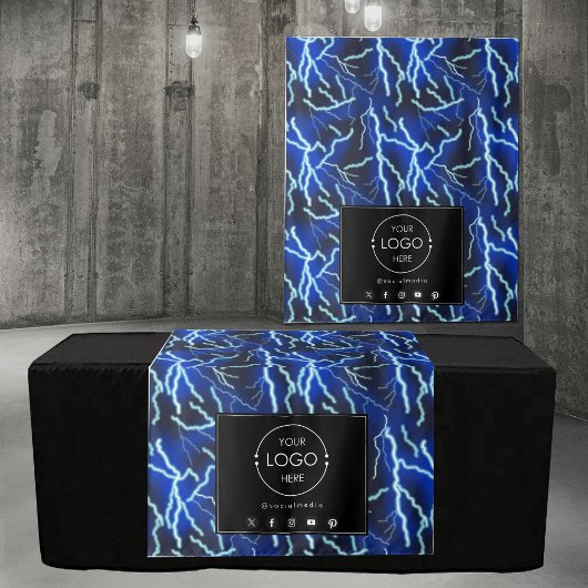 Table Runner Banner Business Logo-technologie Wandkleed