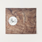 Table Runner Banner Business Monogram Jagen Wandkleed (Voorkant (horizontaal))