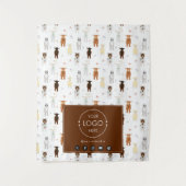 Table Runner Banner Logo Social Media Goat Boerder Wandkleed (Voorkant)