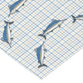 Table Runner - Blue Marlin on Plays Korte Tafelloper (Hoek)