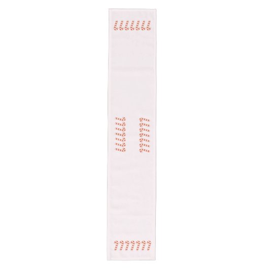 Table Runner - Candy Canes Medium Tafelloper (Voorkant)