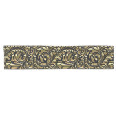 Table Runner - Drama in Black en Gold Korte Tafelloper (Horizontaal)