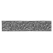 Table Runner - Drama in Black en Silver Korte Tafelloper (Horizontaal)