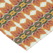 Table Runner, Een levendige kleurrijke stof patroo Medium Tafelloper (Hoek)