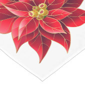 Table Runner Kerstmis Poinsettia Lange Tafelloper (Hoek)