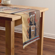 Table Runner met Native American Afbeelding