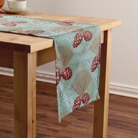 Table Runner met Pinecone print Medium Tafelloper (Voorbeeld)