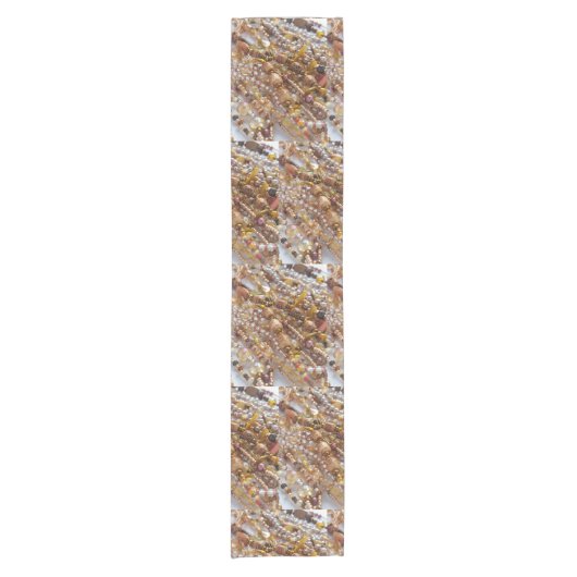 Table Runner - Natural Earth Tones Beeld Print Korte Tafelloper (Voorkant)