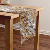 Table Runner - Natural Earth Tones Beeld Print Korte Tafelloper (Voorbeeld)