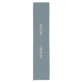 Table Runner Neutral Farmhouse Baby's Breath Korte Tafelloper (Voorkant)
