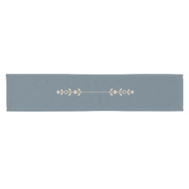 Table Runner Neutral Farmhouse Baby's Breath Korte Tafelloper