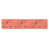 Table Runner - Oranje Begonia Korte Tafelloper (Horizontaal)