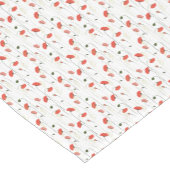 Table Runner - Pretty Red Poppy Pattern. Korte Tafelloper (Hoek)