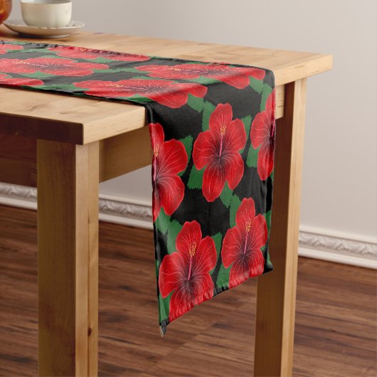Table Runner-Red Hibiscus Tafelloper (Voorbeeld)