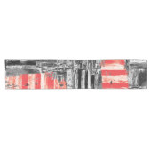 Table Runner – Red Pulse Abstract Design Korte Tafelloper (Horizontaal)