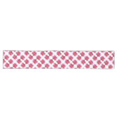 Table Runner Roze Pioenrozen Lange Tafelloper (Horizontaal)