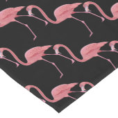 Table Runner-Tropical Pink Flamingo Bird Korte Tafelloper (Hoek)