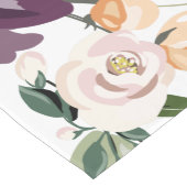 Table Runner Witte Rozen Gouden Geometrische vloer Korte Tafelloper (Hoek)