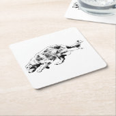 Table Sprint: Golden Snapshot Kartonnen Onderzetters (Schuin)