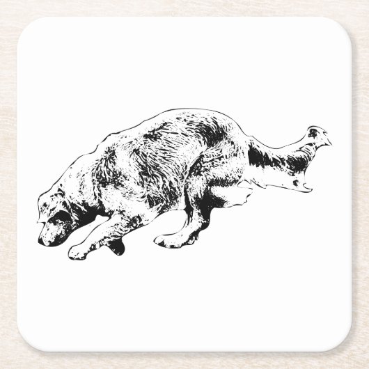 Table Sprint: Golden Snapshot Kartonnen Onderzetters (Voorkant)