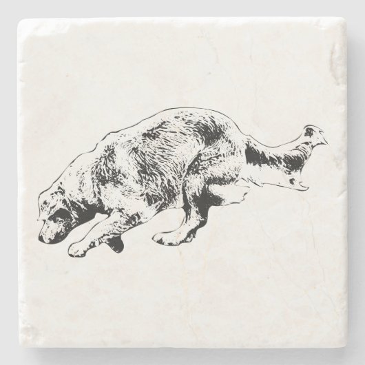 Table Sprint: Golden Snapshot Stenen Onderzetter (Voorkant)