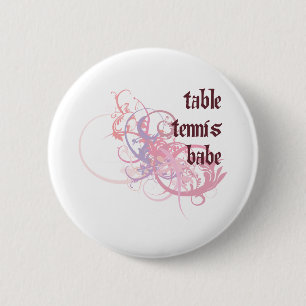 Table Tennis Babe Ronde Button 5,7 Cm