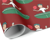 Table Tennis Cadeaupapier (Rol Hoek)