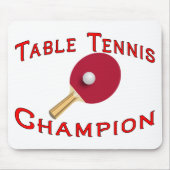 Table Tennis Champion Muismat (Voorkant)