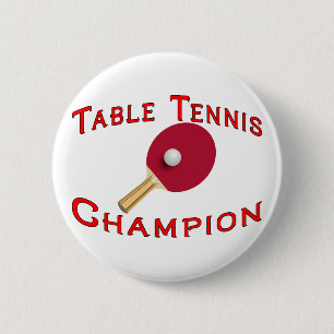 Table Tennis Champion Ronde Button 5,7 Cm