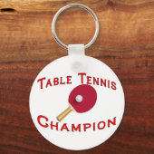 Table Tennis Champion Sleutelhanger (Voorkant)