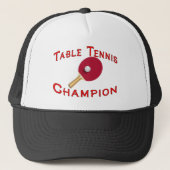 Table Tennis Champion Trucker Pet (Voorkant)